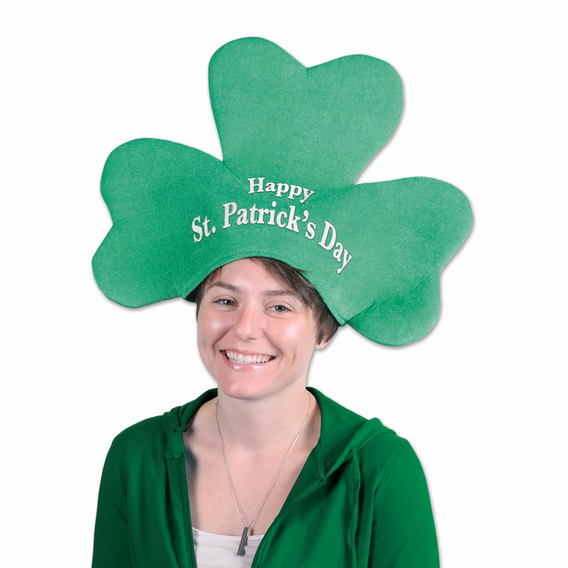 Plush St. Patrick's Day Shamrock Hat