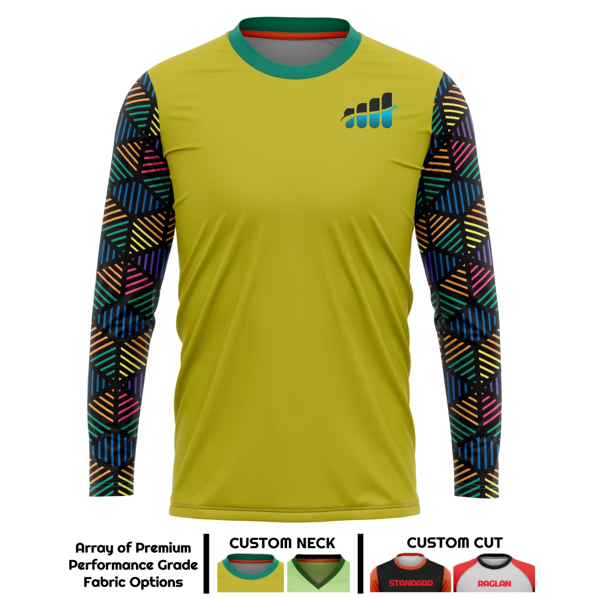 Unisex Sublimation Performance Grade Long Sleeve T-Shirt 1