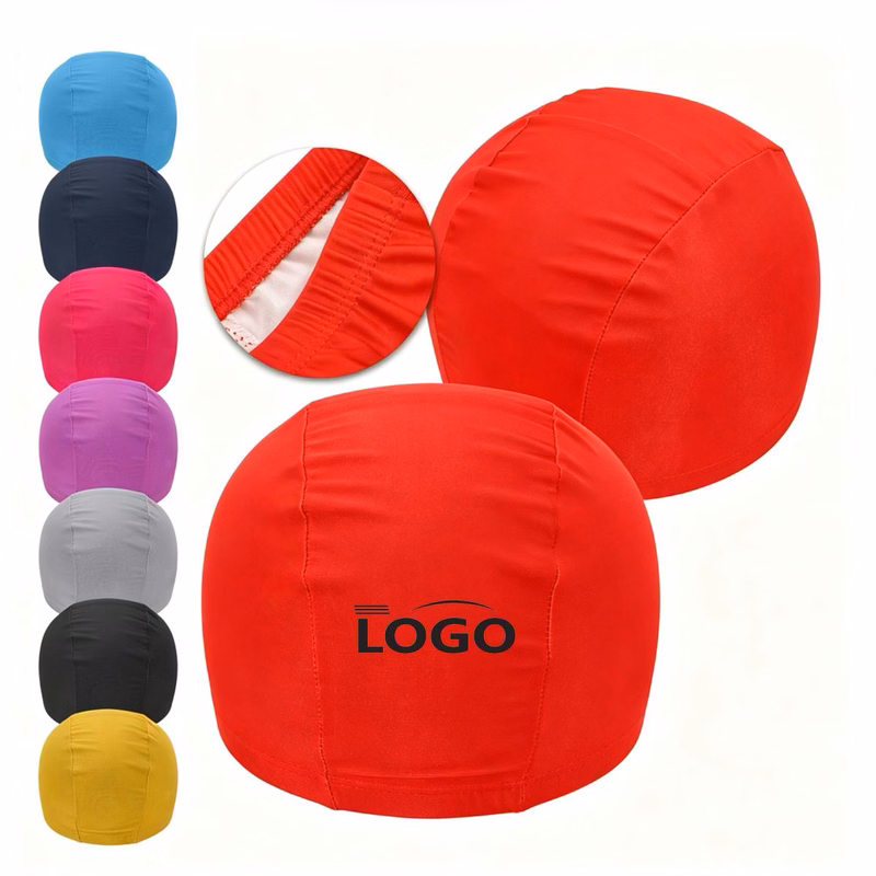 Waterproof Polyester Swimming Cap for Adults