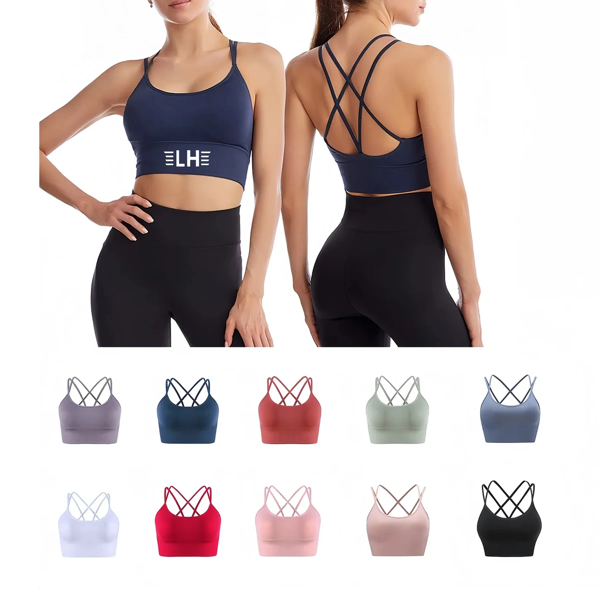 Women Sports Bras and Cross Back 1