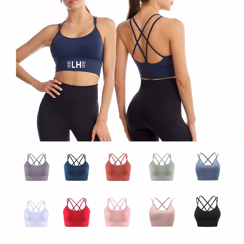 Women Sports Bras and Cross Back