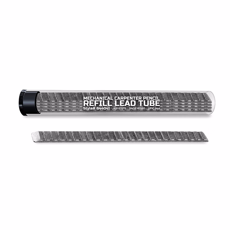 4pk Tube of Refill Leads for Mechanical Carpenter Pencil