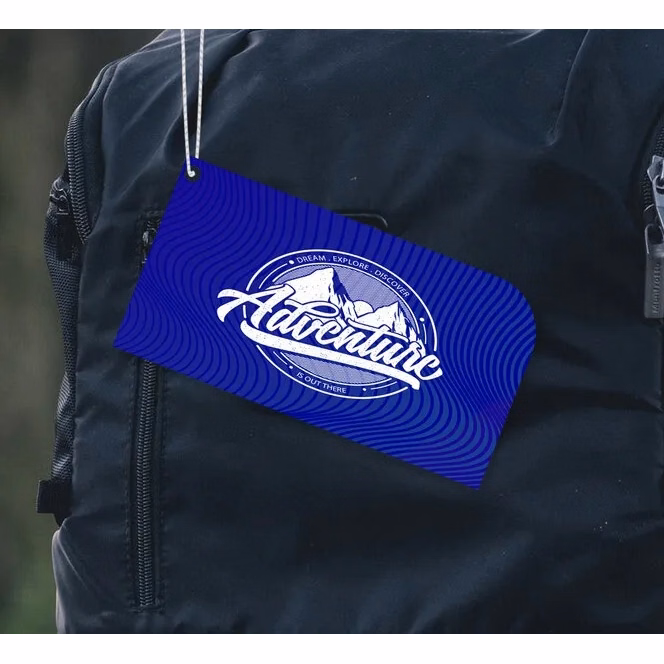 Single Rounded Corner Hang Tags, Front only (3.5" x 2")