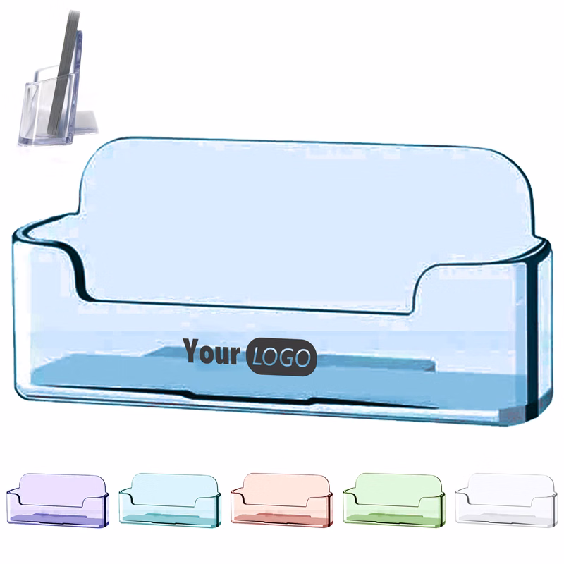 Plastic Colorful Business Card Stand ?C Enhance Your Workspace Organization
