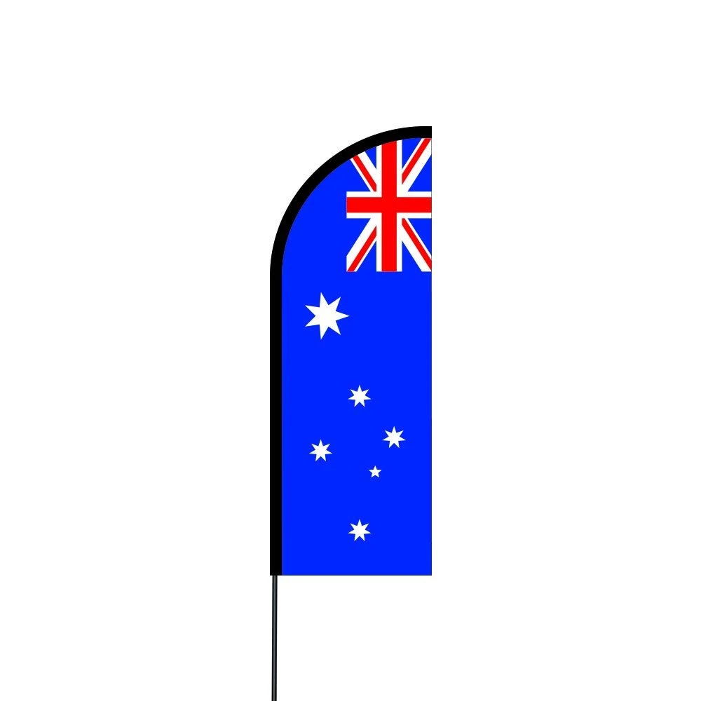 Australia Flag Kit Hardware 17' Feet Feather Flag Sign Outdoor Banner 1