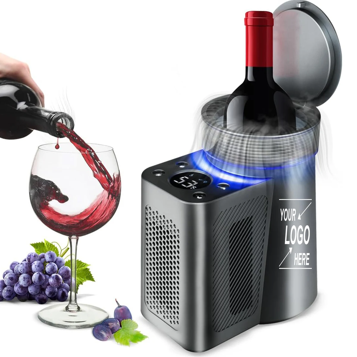 LED Display Electric Wine Cooler 1