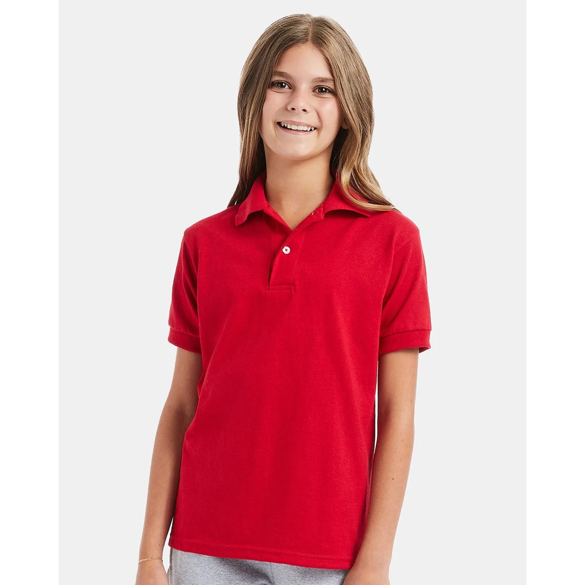 Youth EcoSmart® Jersey Polo - 054Y 1