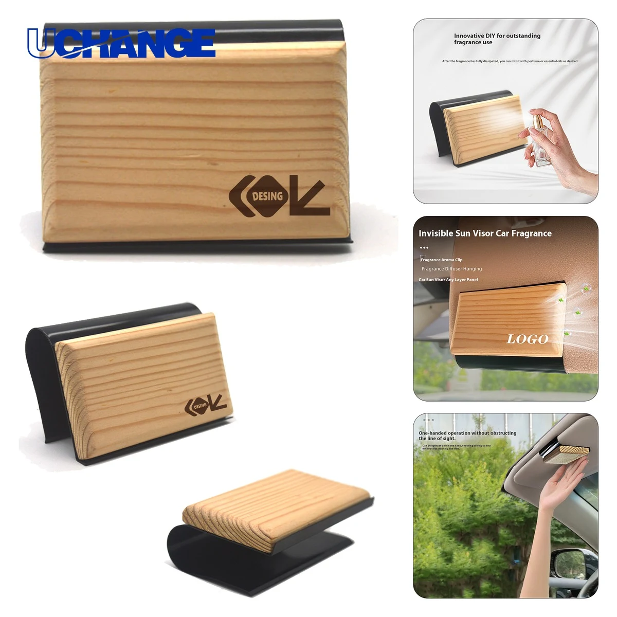 Natural Wood Car Odor Eliminator 1