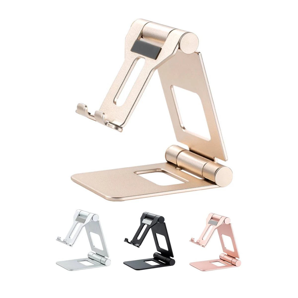 Foldable Phone Holder Adjustable Aluminum Alloy Stand 1