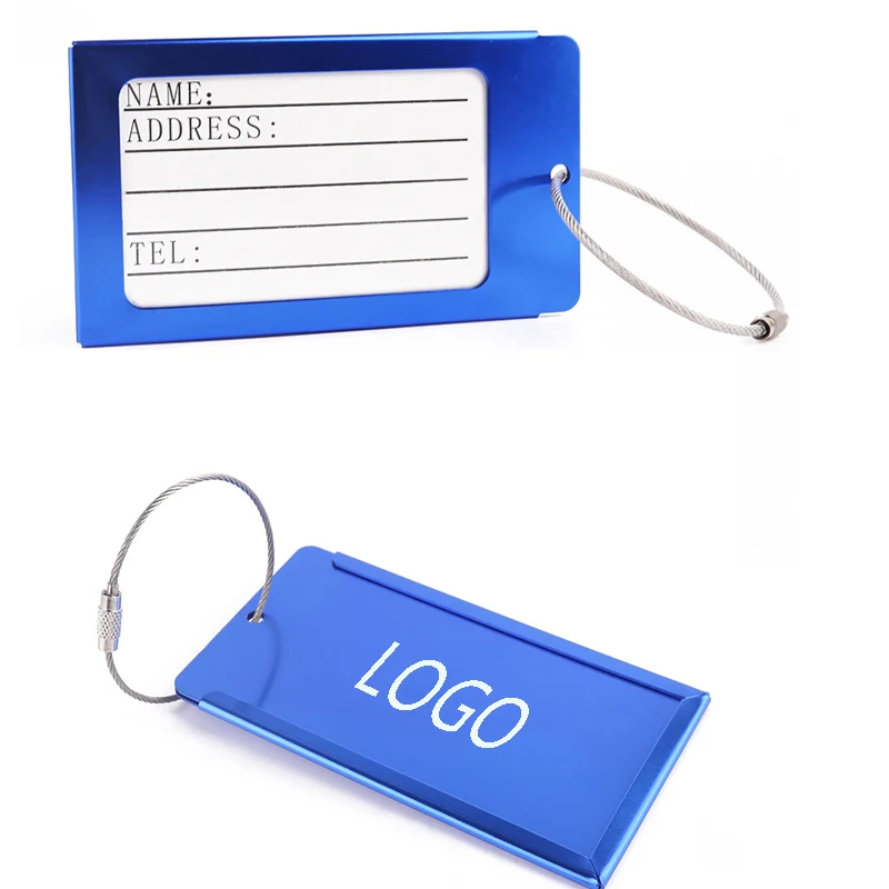 Aluminum Metal Travel ID Identifier Tag 1