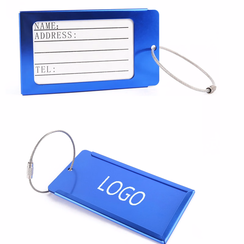 Aluminum Metal Travel ID Identifier Tag