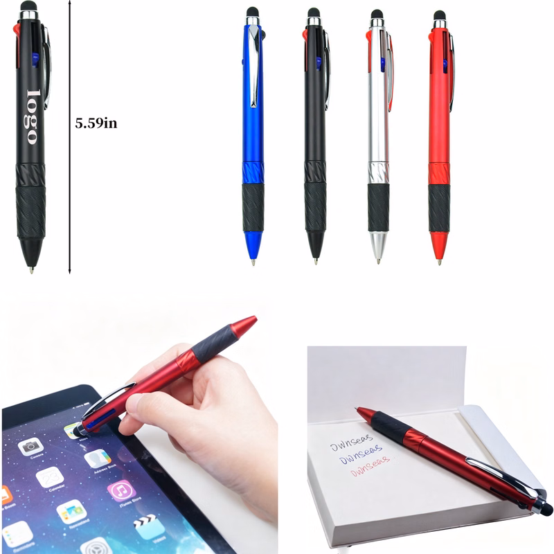 3-Color Ballpoint Pen with Stylus
