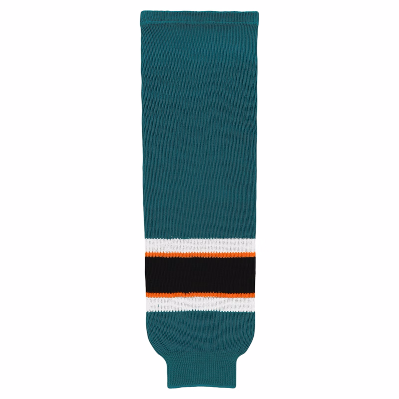 Knitted Striped Hockey Socks HS630-G164
