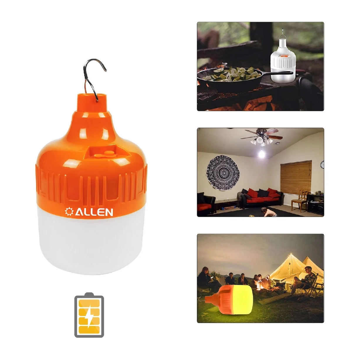 Outdoor Rechargeable Waterproof LED Bulb 1