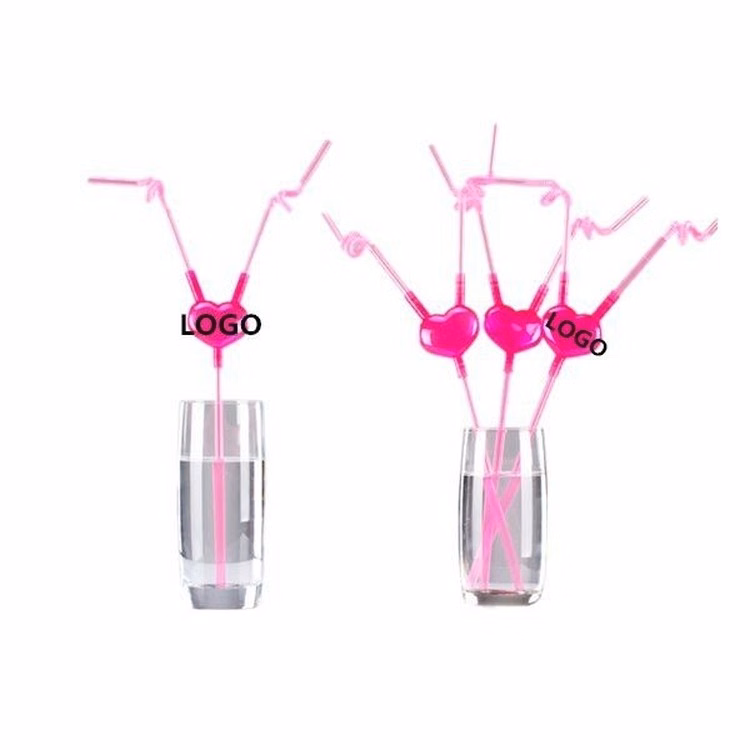 Double Plastic Straw