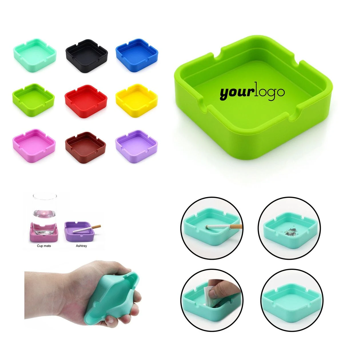 Silicone Ashtray 1
