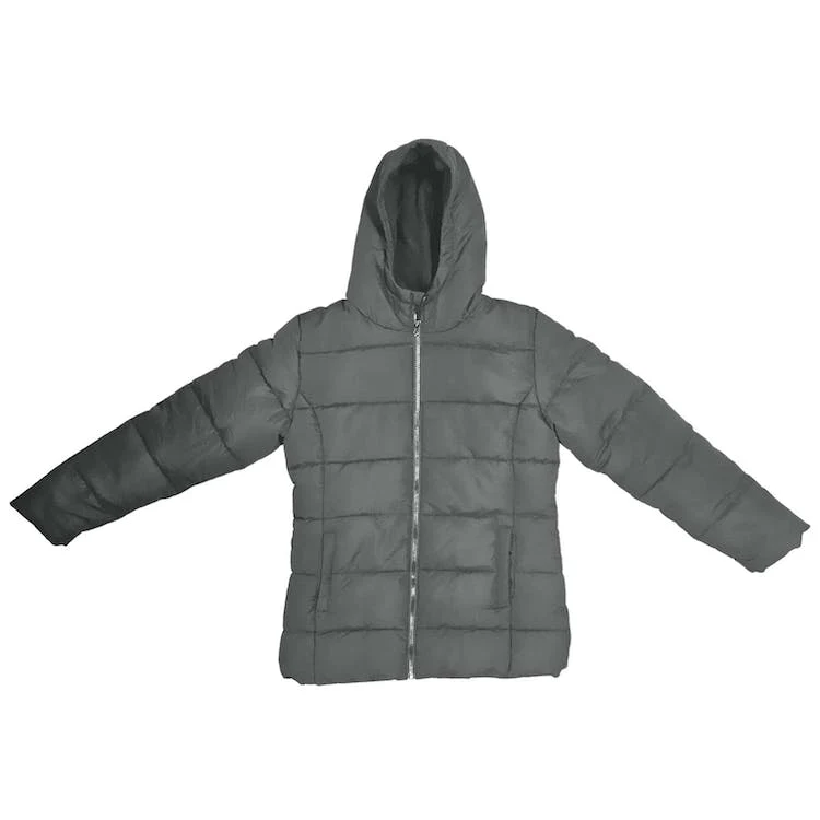 America's Suppliers Unisex Hooded Fleece-Lined Jacket - Gray S-XL 1