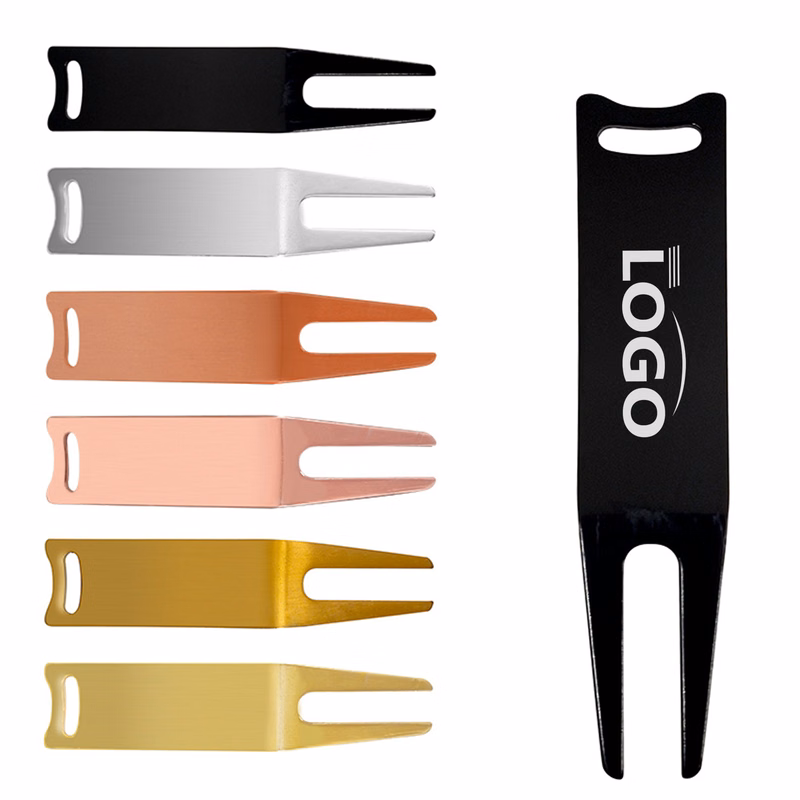 Compact Golf Divot Tool Made of Metal