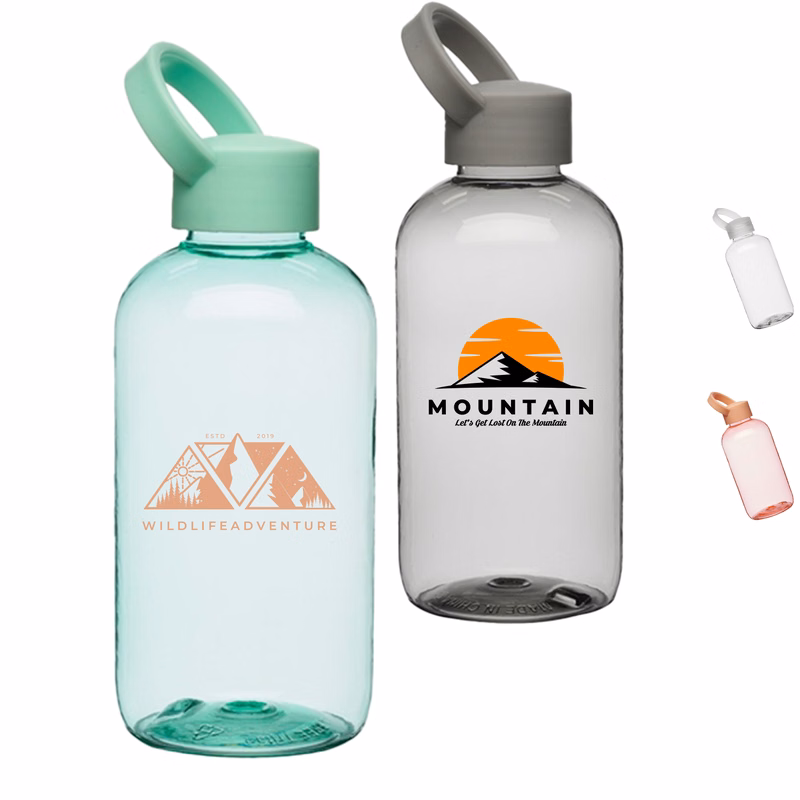 20 oz. Flexi-Grip easy squeeze Sports Water Bottle w/ Handle