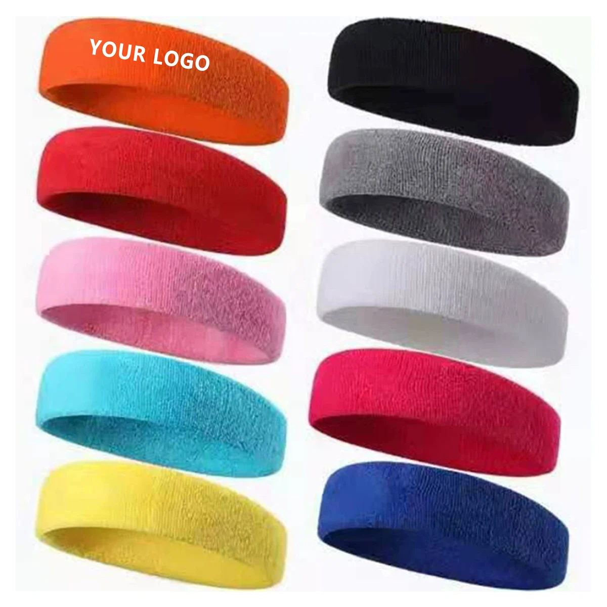 Breathable Sweat-absorbing Towel Headband 1