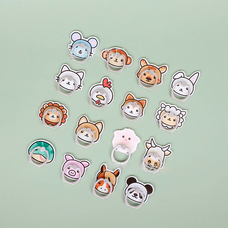 Cartoon Phone Ring Holder Stand for Children and Adult
