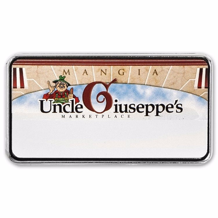 Metal Framed Badge (1.5"X2.875") (UV Inkjet)