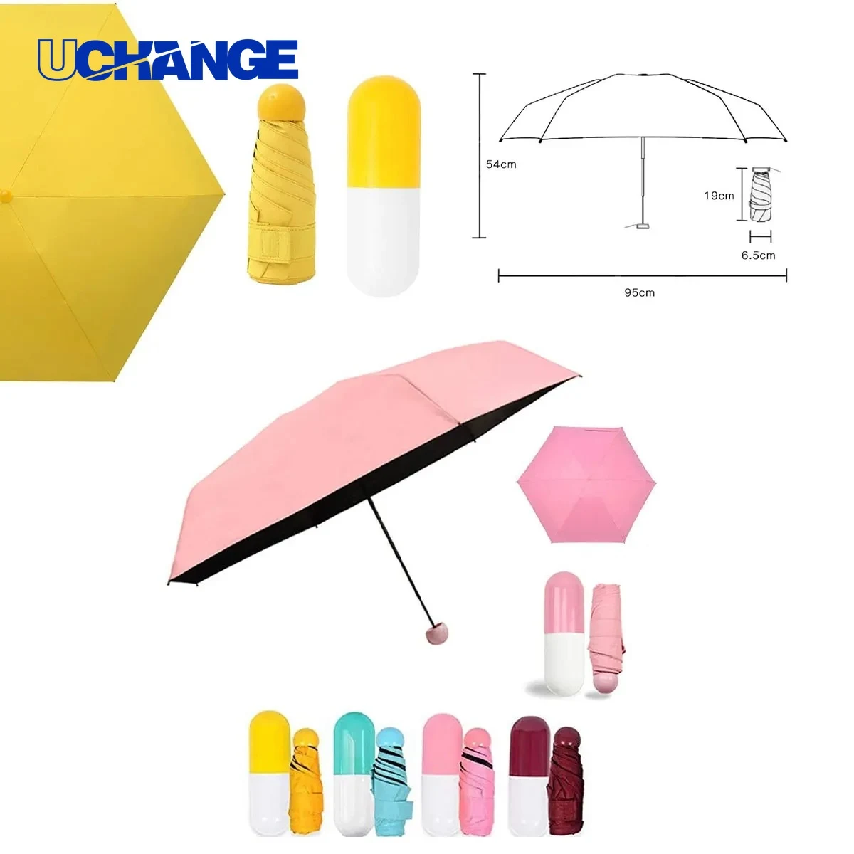Mini Folding Capsule Umbrella 1