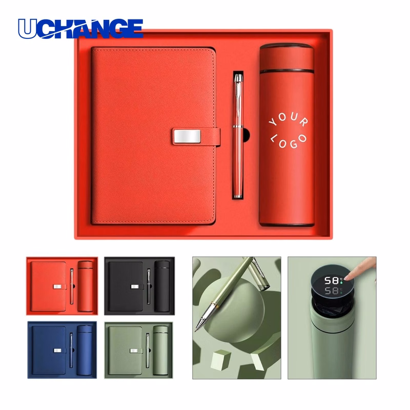 17 oz Insulated Tumbler and Notebook Gift Set Kit for Employee Gifting