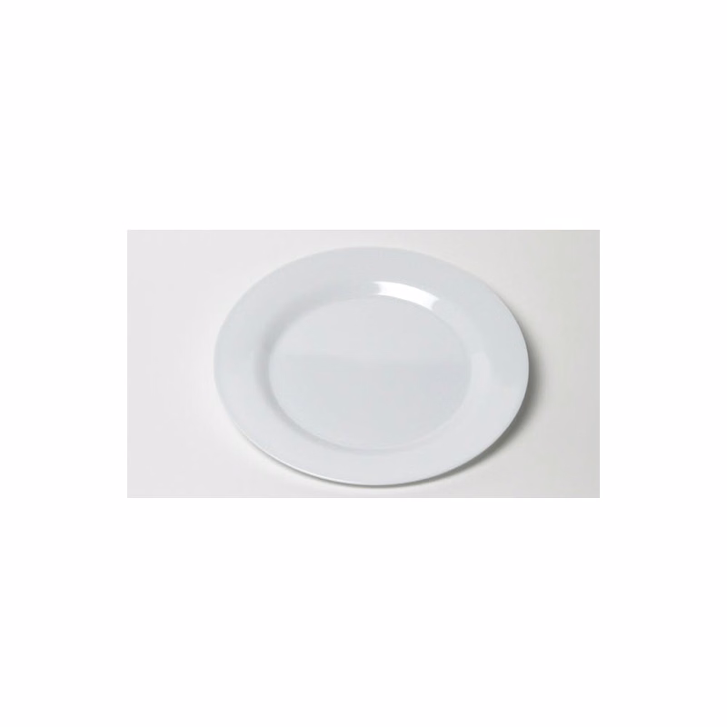 White Melamine Plates - Round 10"