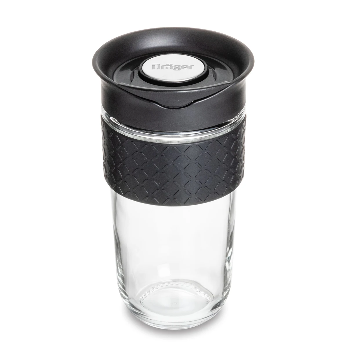 Adana Glass Large Tumbler w/Silicone Band - 18oz 1