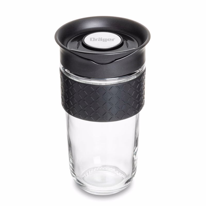 Adana Glass Large Tumbler w/Silicone Band - 18oz