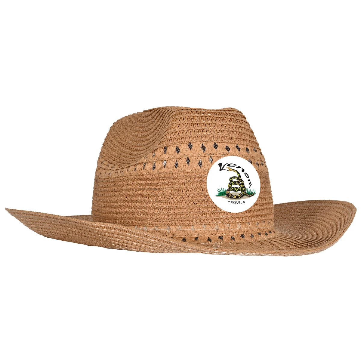 Western Hats with a Faux Leather Icon 1