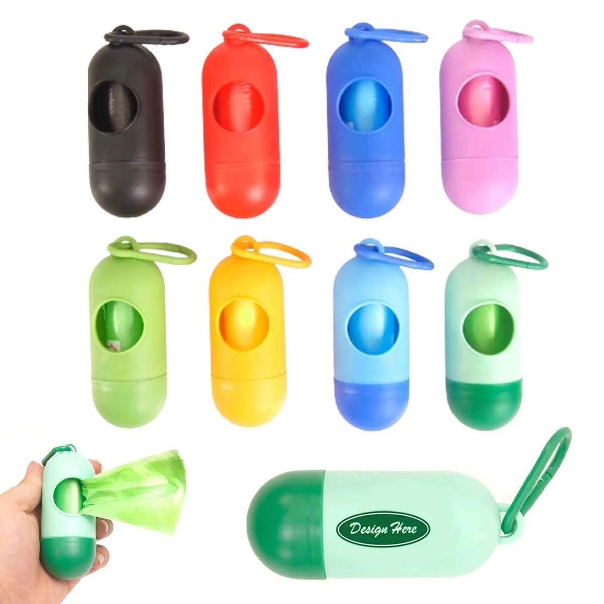 Dog Poop Trash Bag Holder Dispenser 1