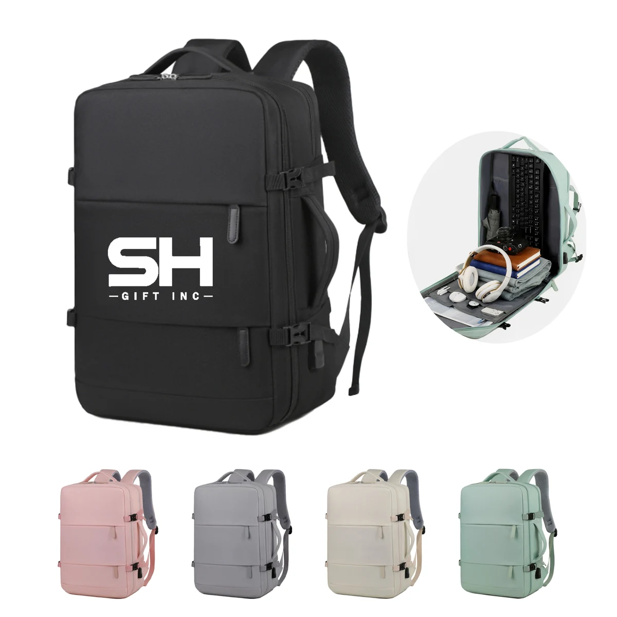 Fashionable & Lightweight Multi Compartment Backpack 1