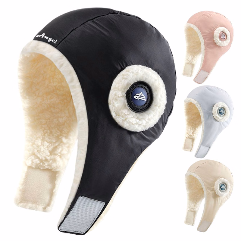 Winter Windproof Down Puffer Hat