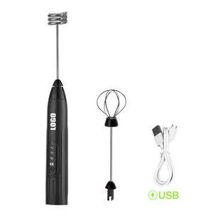 Dual Heads Rechargeable Coffee Mixer Egg Whisk 1