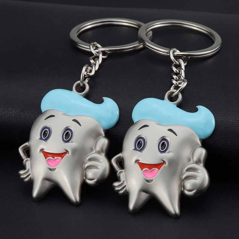 Tooth keychain