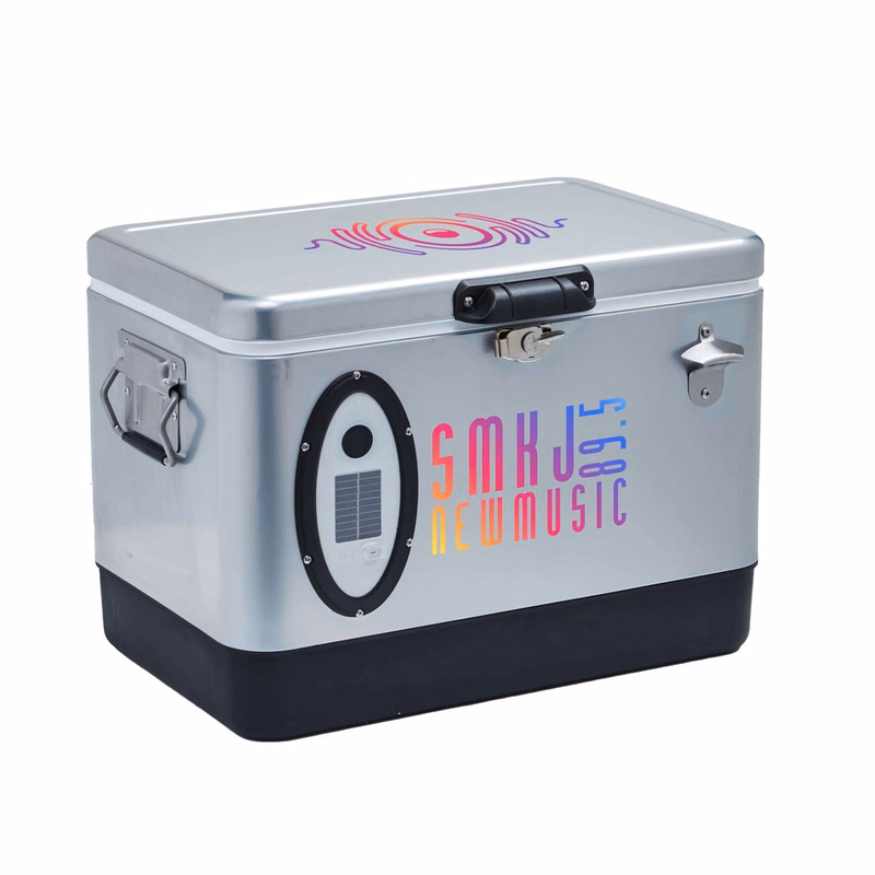 Sasquatch 54QT Bluetooth Music Cooler, Front & Lid Imprints