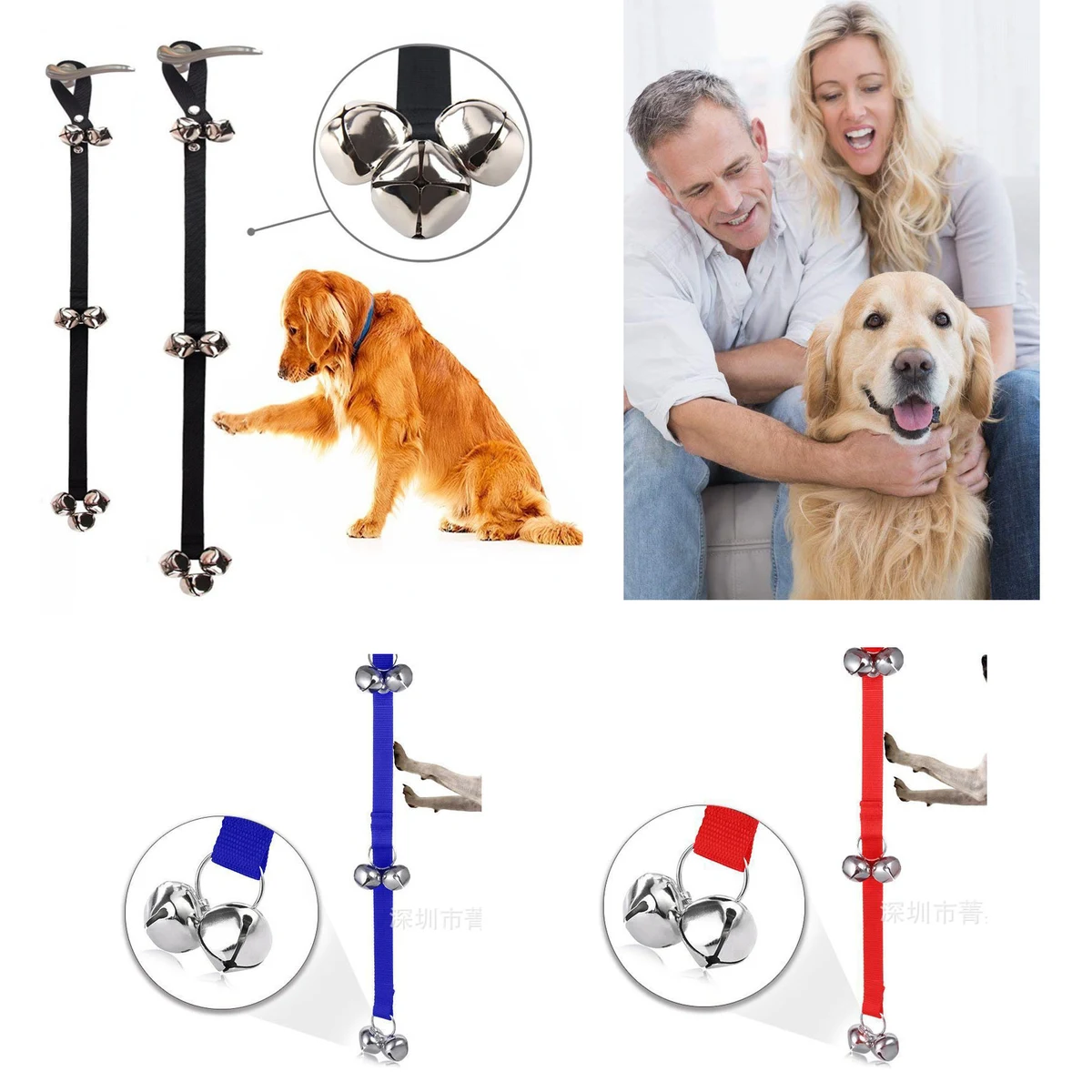 Dog Doorbells Training Potty Great Dog Bells 1
