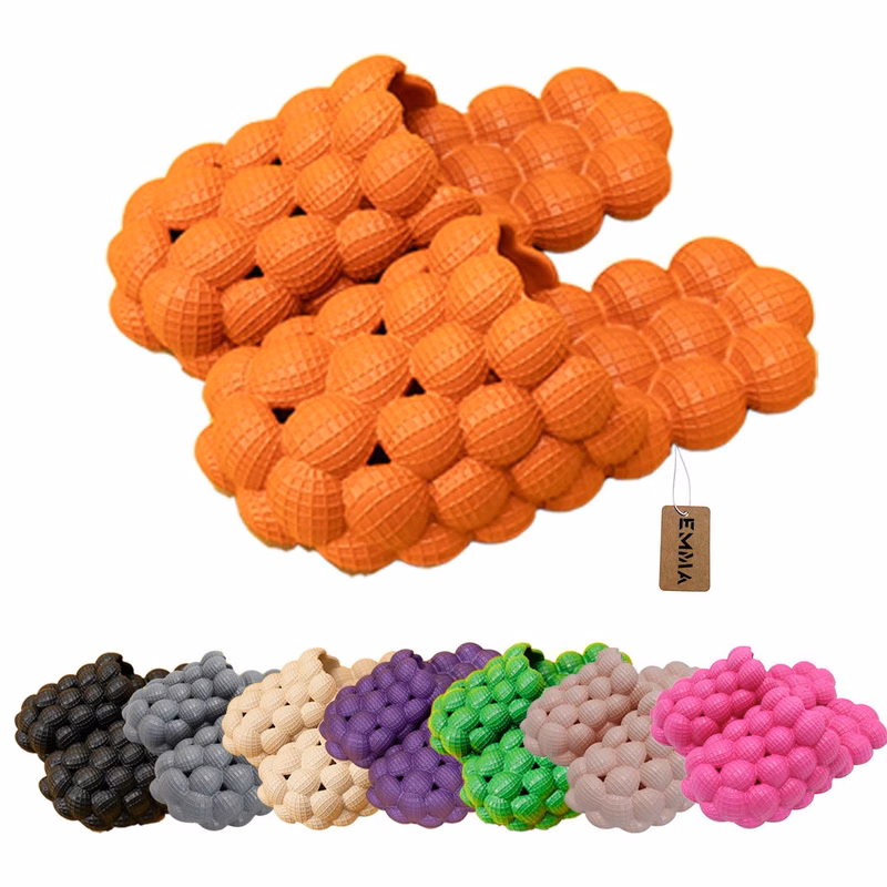 Men Women Massage Bubble Slippers