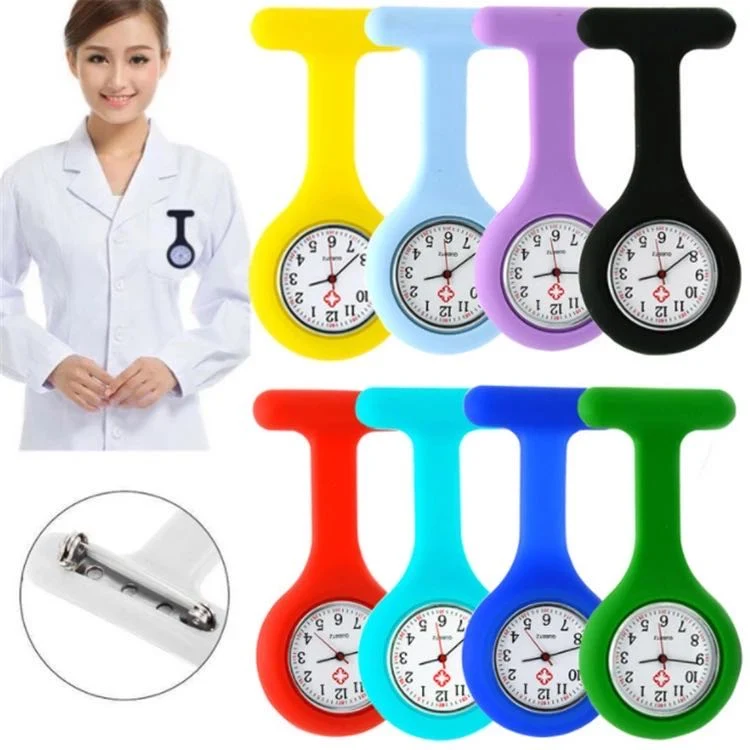 Silicone Nurse Watch pocket/ Medical Brooch Watch 1
