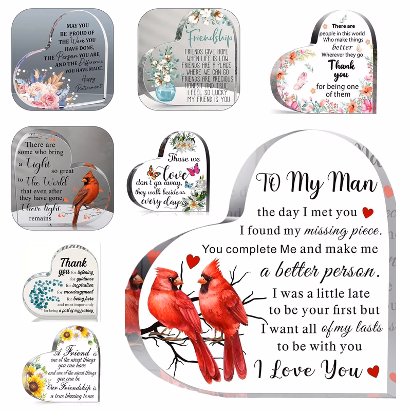 Customize Bright And Transparent Decorations