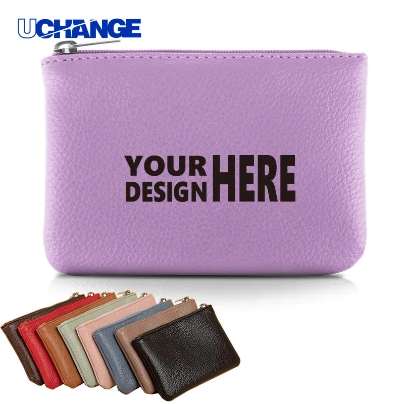 Zip Leather Purse for Coins 1