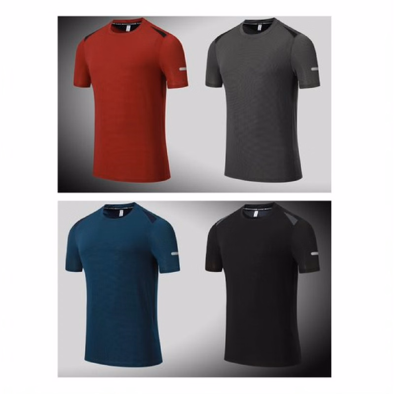 Men's Running Short Sleeve T-Shirt - Stock Style 9