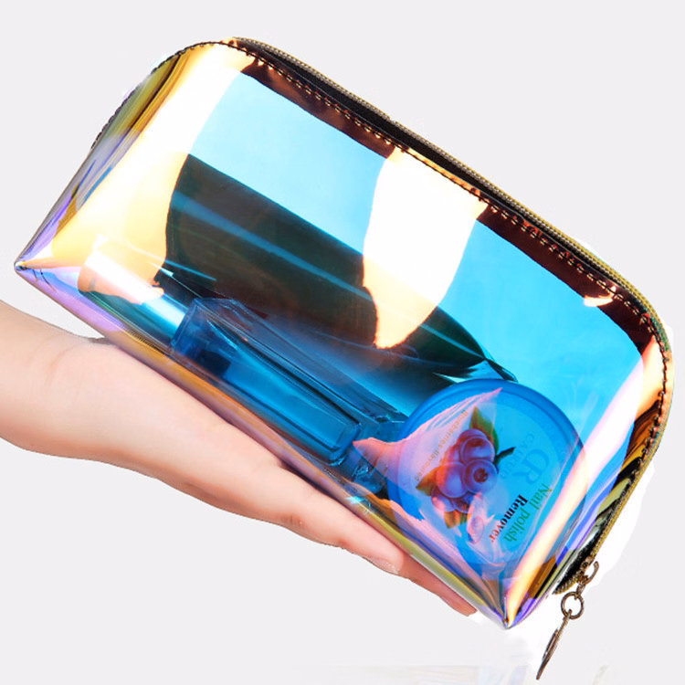 TPU Holographic Laser Makeup Bag