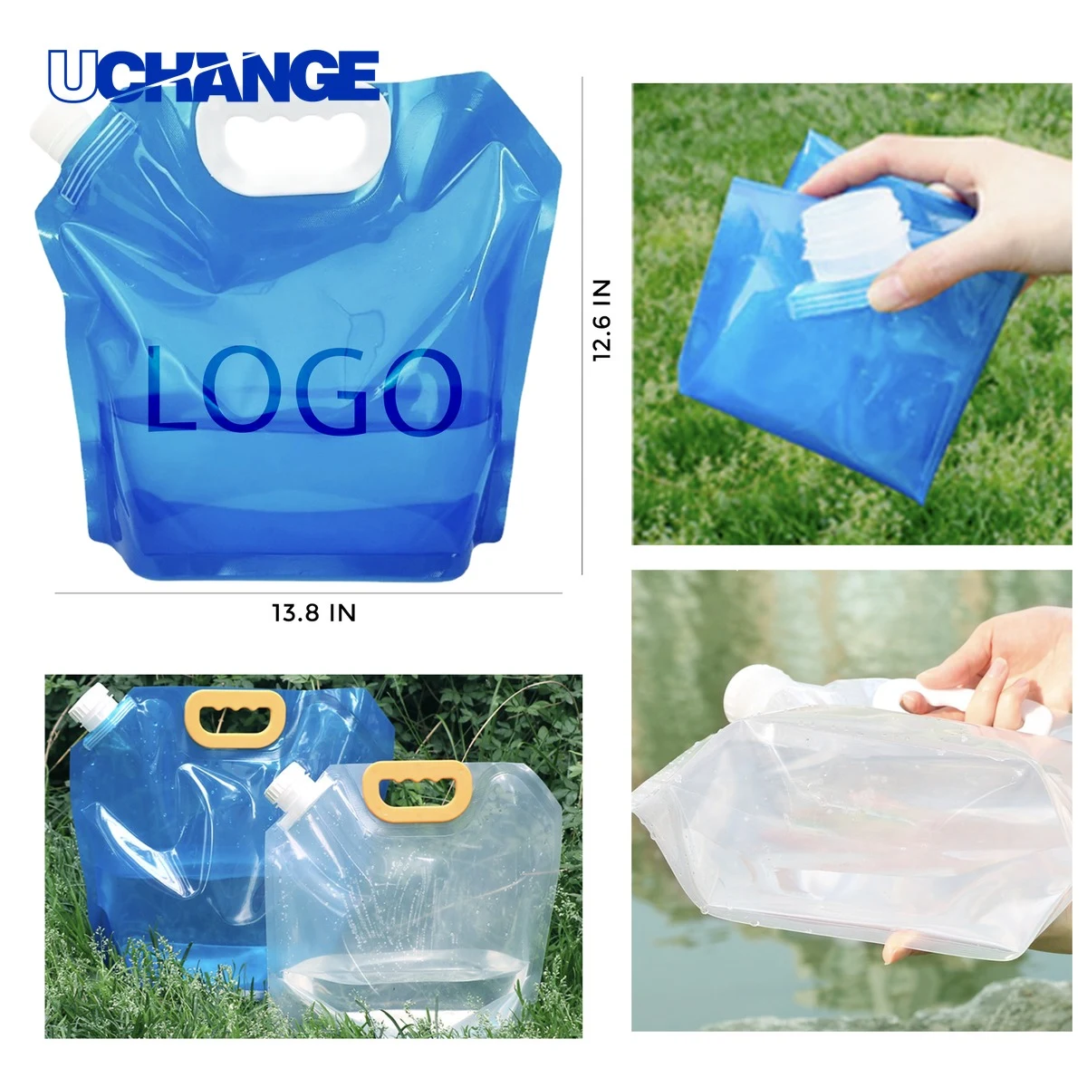 Multifunctional Foldable Portable Water Bag Container for Camping 1