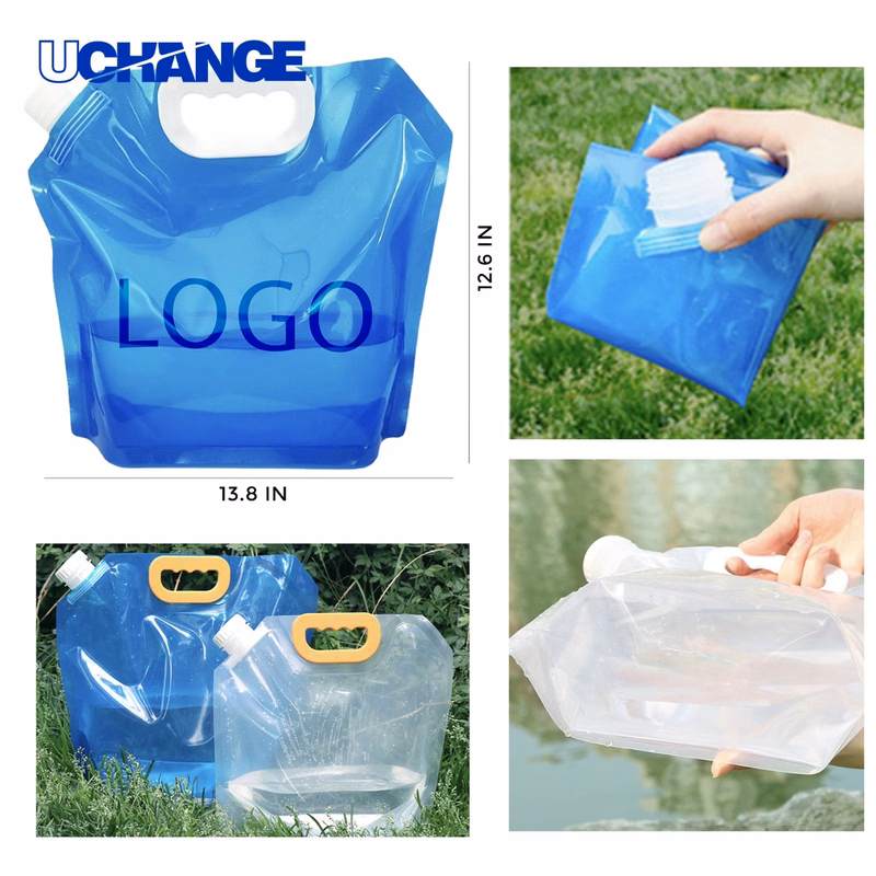 Multifunctional Foldable Portable Water Bag Container for Camping
