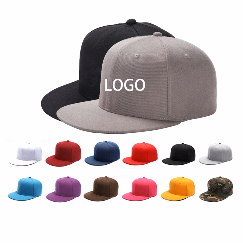 Hip Hop Style Flat Bill Caps