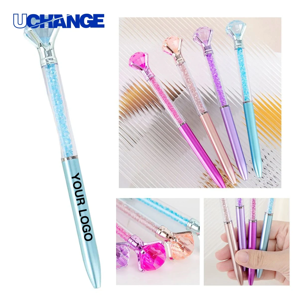 Diamond Ballpoint Pen, custom pen with logo imprint 1