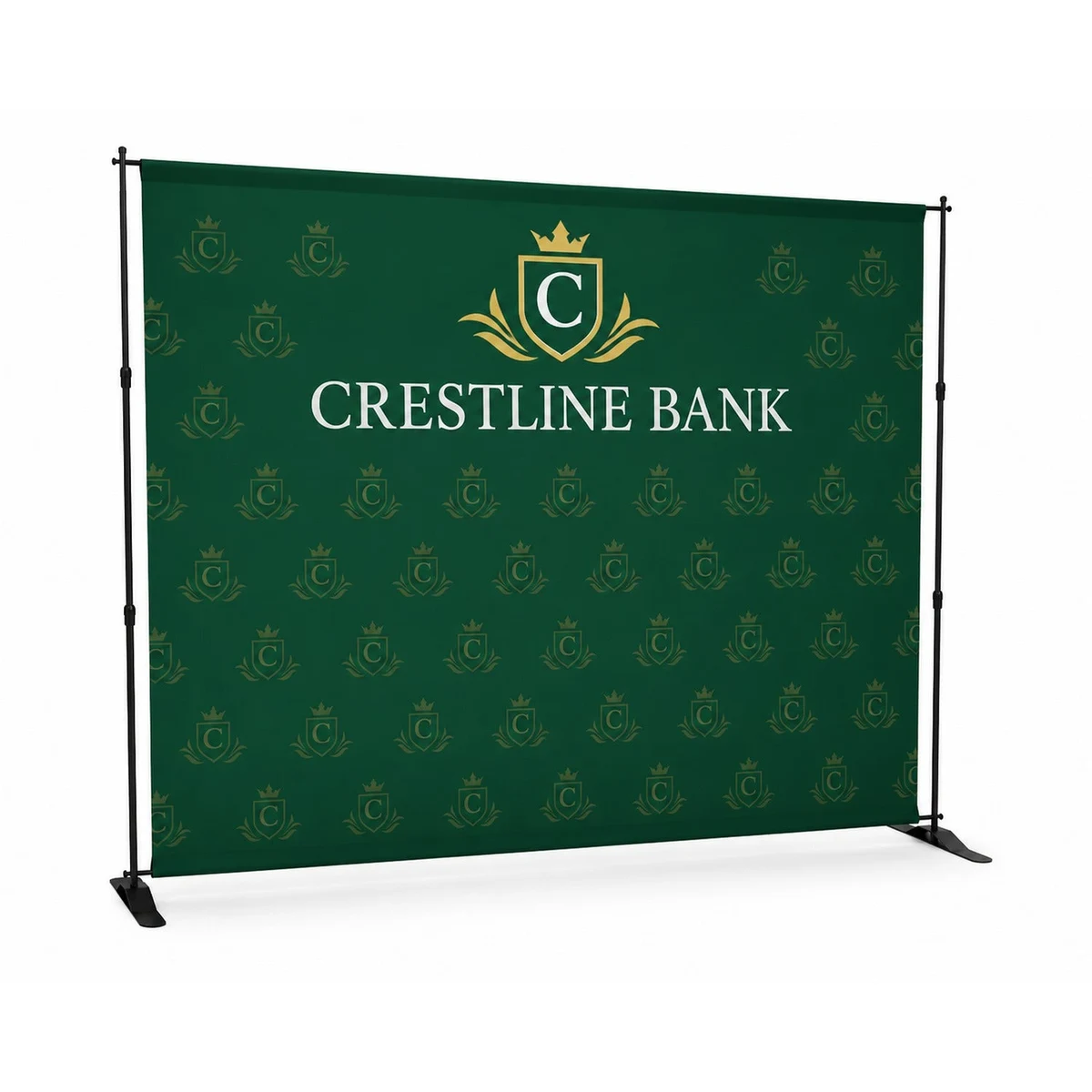 10' Exhibitor Expanding Display Kit, Media Wall, Backdrop, with Full Color Graphics, NO SETUP CHARGE 1